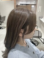 hyon myon/RISEbyREVO 綾瀬店【ヒョンミョン】&nbsp;ハッシュカット/デザインカラー/グレージュ[綾瀬駅/韓国ヘア]