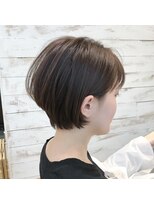 レンク(LENC)&nbsp;Coast.小顔ショート×大人ショート×ベージュブラウン