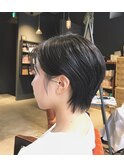 京都◇ハンサムショート.丸みショート.小顔.耳掛け◇中島