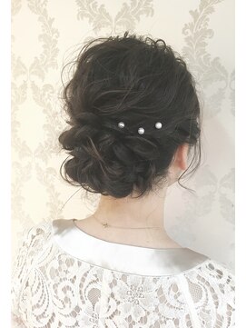 クロップ エス 湘南辻堂(crop es) 【crop es辻堂 藤田】ふんわりシフォンアレンジ