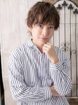 モッズヘア メン 新所沢店(mod's hair men) くせ毛風パーマでセクシー★かき上げヘアA