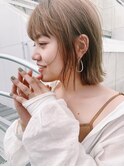 【山下】イルミナカラー グレーベージュ 大人ボブ 髪質改善 黒髪