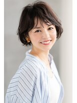 マグノリア オモテサンドウ(MAGNOLiA Omotesando) プリカールで根元ふんわりひし形ショートパーマ