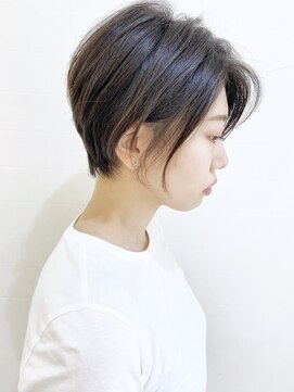 モリオフロムロンドン 松戸店(Morio from London) 【松戸　ムラマツ】大人かわいい前髪なしショート30代40代