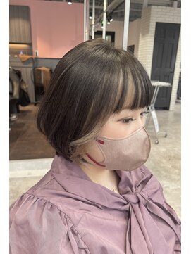 リーオオサカ(Lee Osaka) 【フェイスフレーミング】ダークブラウン×ミルクベージュ/新出