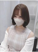 《韓国ヘア》大人可愛い韓国風ボブ