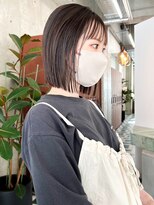 ノエ(noe) 切りっぱなしボブ×髪質改善カラー