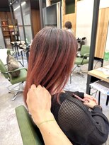 トリニティ 本厚木(trinity)&nbsp;チェリーピンクバレイヤージュセミロング本厚木