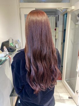 テトラ バイ ネオリーブ 横浜西口店(tetra by neolive) ＊ブリーチなしボルドーブラウン＊[横浜/横浜駅]