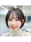 イメチェン/ハッシュカット/フルバング/似合わせカット/自由が丘