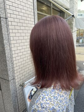 アヴァンスアンス 広島袋町店(AVANCE.ens) ピンクベージュカラー