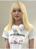 7959ニュアンスカラーホワイトアッシュハイトーンカラー韓国ヘア