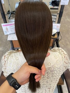 ナンバー エミライ 溝の口(N° emirai) 大人かわいいエギョモリミルクティーブラウン ひし形シルエット