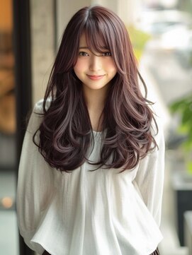 アルトリスト(Altruist Aging×HAIR&SPA) ★ダークアッシュ大人ガーリーボブ着物ミディアムレイヤーカット