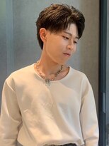 メンズサロン ブロック(Men's Salon bloc) ニュアンスパーマ　波巻きパーマ　韓国風パーマ　アップバング