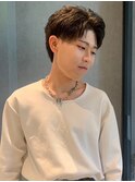 ニュアンスパーマ 波巻きパーマ 韓国風パーマ アップバング