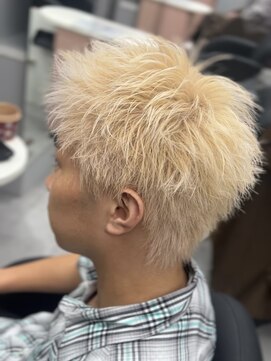 ジエクト カナウ(The Ect canow) メンズ/メンズカット/スパイキーショート/ブリーチ/梅田