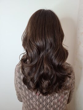 ジーナ 船橋(Zina) 髪質改善＊ロングレイヤーグレーベージュ＊美髪【Zina船橋】