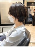 イメチェン/ホワイトグレージュ/美髪/細めハイライト[本八幡]