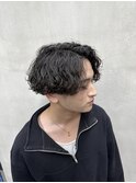 波巻きパーマ