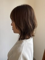 ヌイ(nui) [佐賀/beige×ash/アッシュベージュ/透明感カラー/くびれボブ]