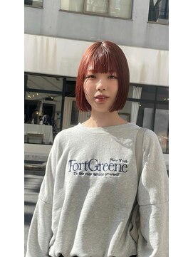 エンドリンク(endlink) フェミニンボブ30代タッセルボブ前髪レイヤーボブ