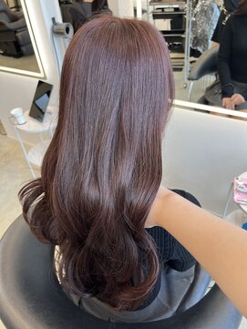 クオン 伊勢崎(QUON.) ブリーチなしピンクカラー