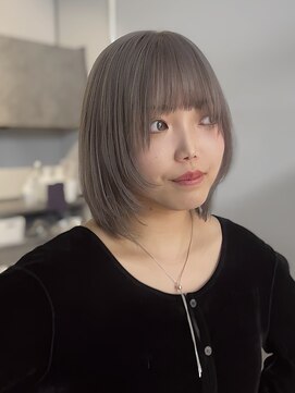 ロテ 名古屋 名駅店(Lote.) イメチェン/ホワイトブロンド/外ハネボブ/美髪/名古屋/名駅