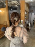 編みおろしアレンジ
