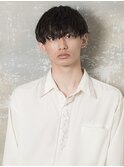 刈り上げマッシュ　ナチュラルパーマ　ニュアンスパーマ　MOMO
