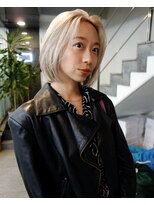 レコ 渋谷(LECO)&nbsp;ホワイトミルクティーベージュボブ