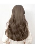 ブリーチなしミルクティー