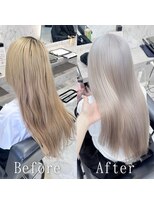 あるじゃんすー 神戸三宮店&nbsp;スノーホワイト#シールエクステ#ホワイトグレージュ#韓国#神戸