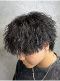 縦落ちパーマ