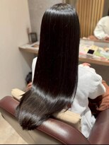 アミリー 成田東町店(Amily) ロング大人女性黒髪髪質改善しっとり艶重ねる美髪スタイル