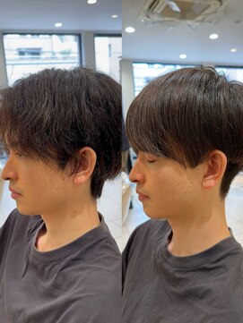 アッシュ 大泉学園店(Ash) 縮毛矯正ラウンドマッシュ