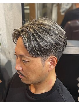 デルフィーノ ヘアーパフォーム(delfino hair perform) メンズハイライトバレイヤージュ髪質改善白髪ぼかし