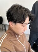 センターパート/ニュアンスパーマ/ダウンパーマ/men's