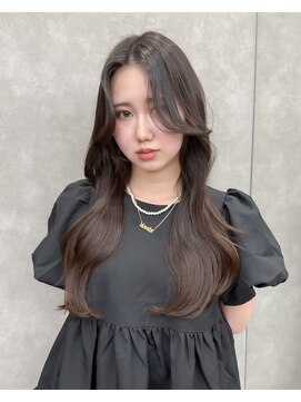ロンドリゼル 札幌(Lond RiseL) オリーブグレー/前髪/ボブ/マロンベージュ/レイヤーカット/小顔