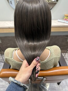 《髪質改善メニューあり》話題の補修力で手触りまとまる髪質にー。仕上がりに思わずうっとり…