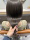 ヘーゼル 博多(HAZEL.)の写真/《髪質改善メニューあり》話題の補修力で手触りまとまる髪質にー。仕上がりに思わずうっとり…