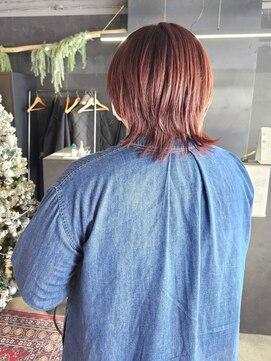 リンダイーロ(Linda Hiro) 【札幌円山】ショートレイヤー/チェリーレッド/イルミナカラー