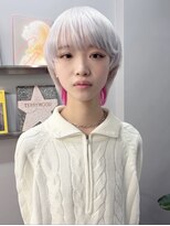 ローグ(LOGUE)&nbsp;冬のホワイトマッシュウルフ/ダブルカラー