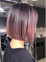 ネハス 名古屋栄店(nehus.)&nbsp;ブリーチハイライト髪質改善ダブルカラーレイヤーカット