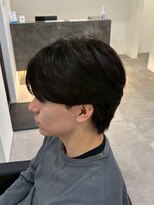 サイクル(CYCLE)&nbsp;伊勢崎刈り上げセンターパート／波巻きツイストスパイラル