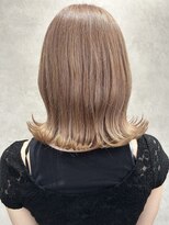 ルノン(LUNON)&nbsp;黒髪クラゲヘアーオリーブグレー小顔ココアベージュ