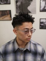 ザチョップショップ キチジョウジ(THE CHOP SHOP KICHIJOJI)&nbsp;ツイストパーマ　テーパーフェード