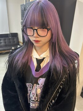 ヴェルデ(Verde) ブラックデザイン×バイオレットカラー