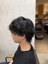 メンズクル(men's quru.)&nbsp;波巻きパーマ波巻きツイストスパイラルパーマメンズウルフ勝川駅