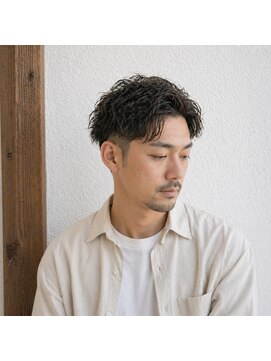 スープレックス ヘアーデザイン(SOUPREX HAIR DESIGN) 大人メンズツーブロックくせ毛風パーマ　20代 30代 40代 50代